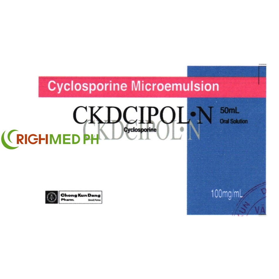 ckdcipol-n-50ml CKDCipol-N oral solution 50ml - Ngăn thừa đào thải sau ghép nội tạng